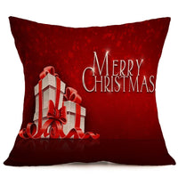 HKM-486483 Christmas Themed Car Sofa Pillowcase - 43x43 cm PP Cotton Decorative Cover