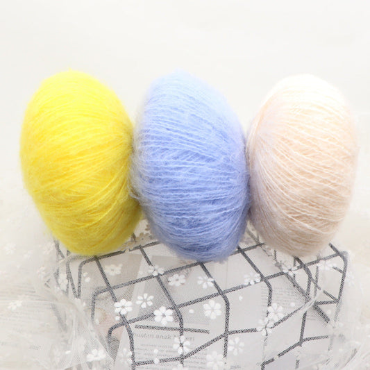 HKM-486547 Baby Mohair Sweater, Scarf, and Shawl for Spring, Autumn, and Winter Use