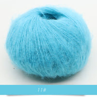 HKM-486547 Baby Mohair Sweater, Scarf, and Shawl for Spring, Autumn, and Winter Use
