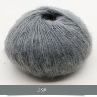HKM-486547 Baby Mohair Sweater, Scarf, and Shawl for Spring, Autumn, and Winter Use