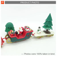 HKM-486675 Electric Christmas Train Toy with Tracks for Kids Age 2-4