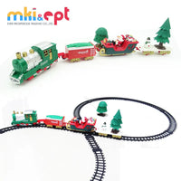 HKM-486675 Electric Christmas Train Toy with Tracks for Kids Age 2-4