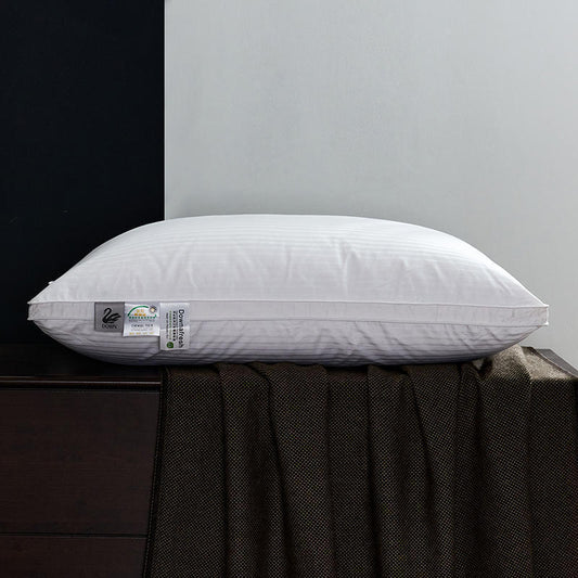 HKM-486675 Goose Down Feather Core Pillow in Multiple Satin Loft Colors - 48x74cm