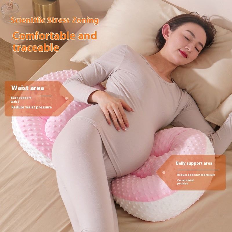 HKM-486995 U-shaped Maternity Pillow with Waist Support in Multiple Color Options