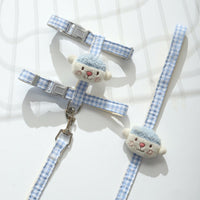 HKM-487059 Adjustable Cat Leash with Anti-Breakout Chest Strap for Small Pets