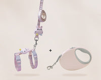 HKM-487059 Adjustable Cat Leash with Anti-Breakout Chest Strap for Small Pets