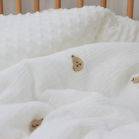 HKM-487187 Children's Pure Cotton Wrinkled Gauze Quilt with Bean Down Filling – Multiple Sizes & Designs for All Seasons