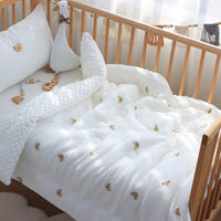 HKM-487187 Children's Pure Cotton Wrinkled Gauze Quilt with Bean Down Filling – Multiple Sizes & Designs for All Seasons
