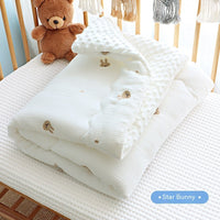 HKM-487187 Children's Pure Cotton Wrinkled Gauze Quilt with Bean Down Filling – Multiple Sizes & Designs for All Seasons
