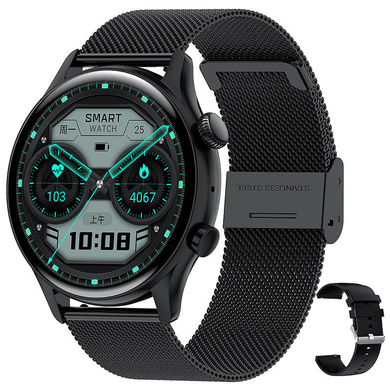 HKM-487379 NFC Access Control Smart Watch with Bluetooth Calling, Food Grade Silicone Wristband and Multiple Styles