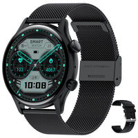 HKM-487379 NFC Access Control Smart Watch with Bluetooth Calling, Food Grade Silicone Wristband and Multiple Styles