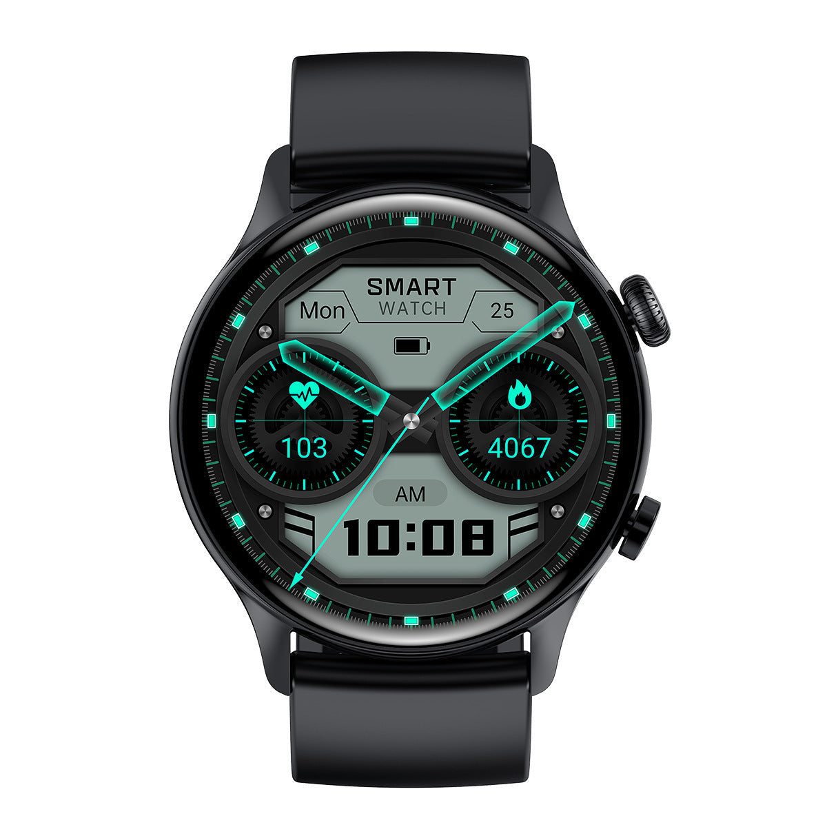 HKM-487379 NFC Access Control Smart Watch with Bluetooth Calling, Food Grade Silicone Wristband and Multiple Styles