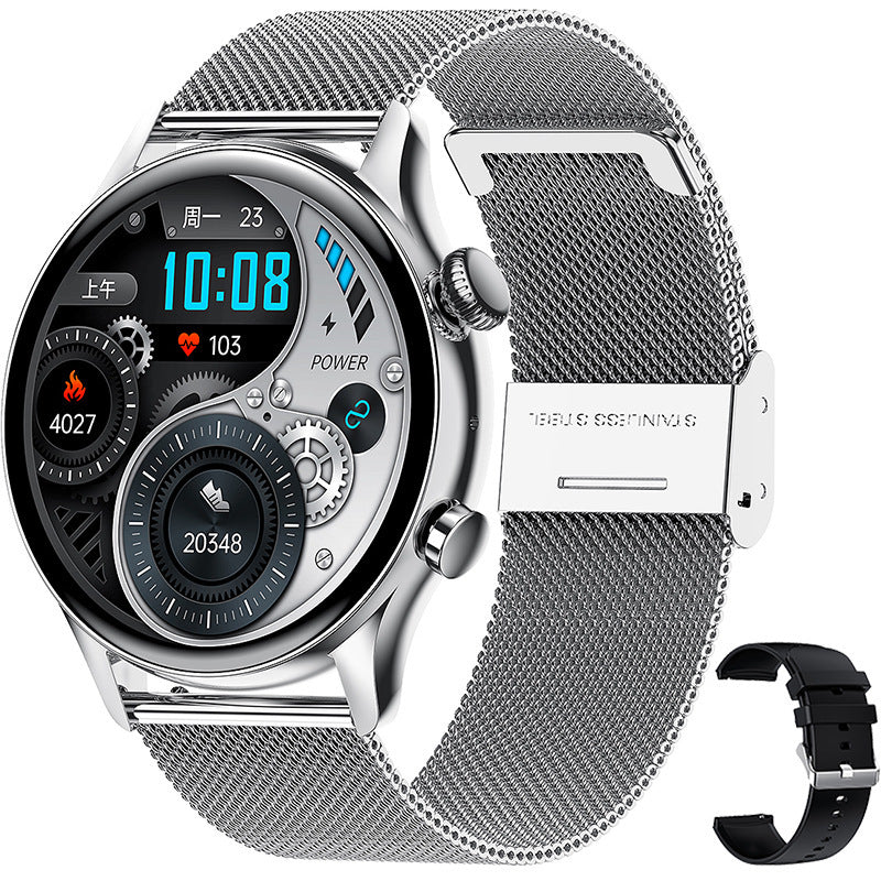 HKM-487379 NFC Access Control Smart Watch with Bluetooth Calling, Food Grade Silicone Wristband and Multiple Styles