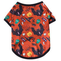 HKM-487635 Halloween Cat Costume for Pets – Cotton Black Bat, Magic Hat, Pumpkin Head Outfits in XS, S, M, L
