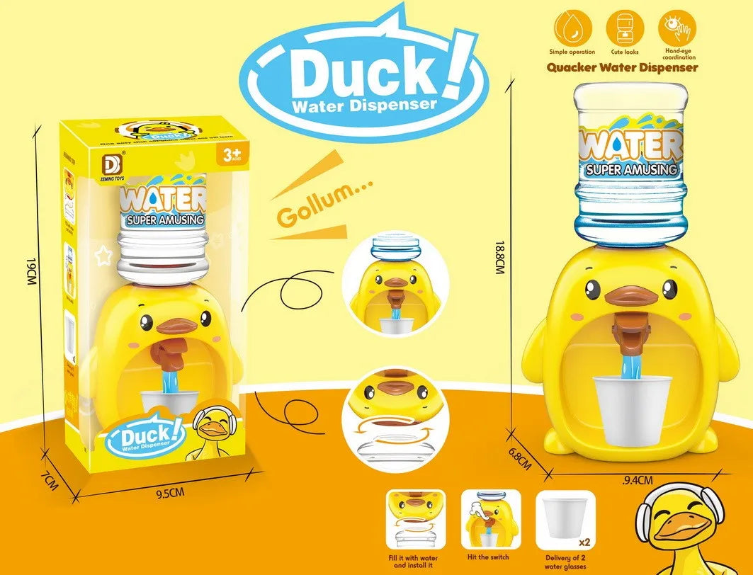 HKM-487699 Mini Penguin Duck Water Dispenser Kitchen Toy for Kids Ages 2-14