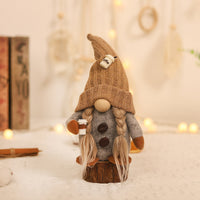 HKM-487827 Couple's Hand-Grinding Coffee Doll Ornaments - Cute Decor for Home or Office