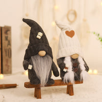 HKM-487827 Couple's Hand-Grinding Coffee Doll Ornaments - Cute Decor for Home or Office