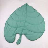 HKM-488083 Leaf-Inspired Baby Crawling Mat for Developmental Play, Gray and Green, 95cm x 85cm