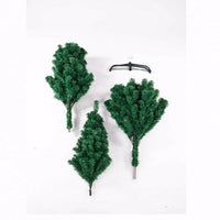 HKM-488147 7ft Green PVC Christmas Tree with 1100 Branches and Metal Base