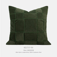 HKM-488147 Chenille Woven Pillow Cushion in Various Colors - 50x50cm Pillowcase Option