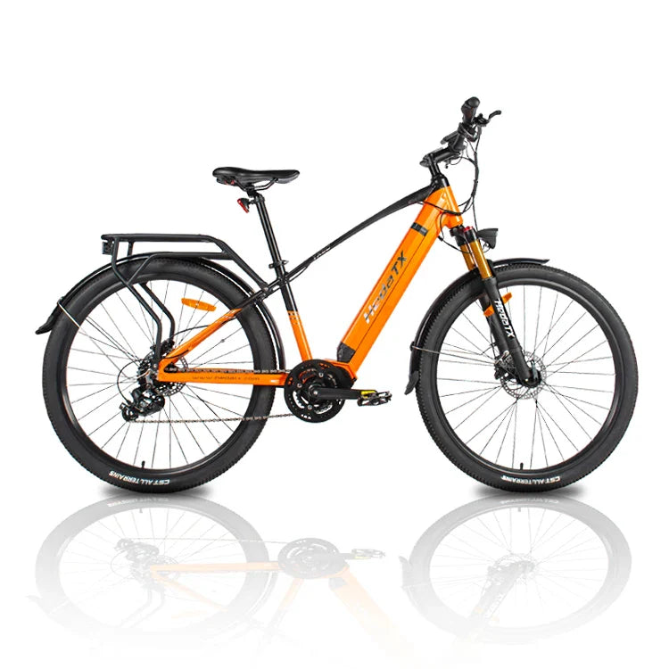 KTX-488339 Mid Motor Electric Bike with Aluminum Alloy Frame and 48V 13AH Lithium Battery, 7-Speed Gears, Hydraulic Disc Brake