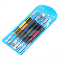 HKM-488403 6-Piece Metal Spudger Pry Tool Set for Precision Device Disassembly