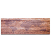 HKM-488403 Long Printed Polyester Floor Mat for Bathroom and Kitchen, 60x180cm Size