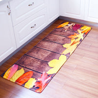 HKM-488403 Long Printed Polyester Floor Mat for Bathroom and Kitchen, 60x180cm Size