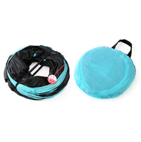 HKM-488531 Collapsible S-Type Four-Channel Cat Tunnel Toy - Durable and Scratch-Resistant