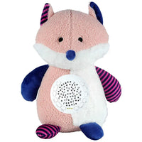 HKM-488659 Plush Baby Fox Doll with Soothing Sounds and Light Projection, 31-50cm