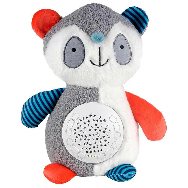 Plush Baby Fox Doll with Soothing Sounds and Light Projection, 31-50cm