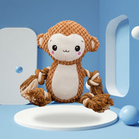 HKM-488659 Plush Sound-Making Dog Toy for Boredom Relief – Variety of Cute Animal Designs