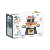 HKM-488851 Children's Little Chef Pretend Play Bo Mini Kitchen Set for Role Play Cooking Fun