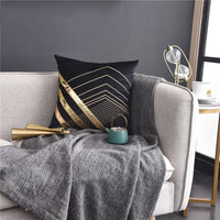 HKM-488851 Light Luxury American Style Embroidered Patch Leather Pillow - Multiple Colors Available
