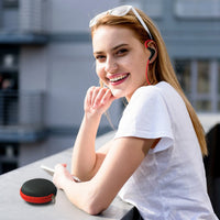 HKM-488915 Sweatproof Wireless Sport Earphones with Noise Cancellation and In-Line Mic for Running and Hiking