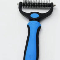 HKM-489107 Stainless Steel Pet Knot Opening Comb - Small & Large Sizes in Blue, Pink, Orange, Green