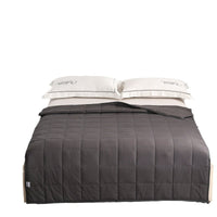 HKM-489171 Cotton Gravity Blanket for Deep Sleep - Dark Gray, Multiple Weights Available