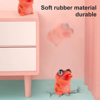 HKM-489171 Creative Cartoon Chameleon Squeeze Toy with Rolling Tongue for Stress Relief