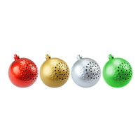 HKM-489235 Christmas Bass Bluetooth Speaker - Waterproof with 3W Power, 2-3 Hours Playtime, Ideal for Phones, Tablets, and Laptops