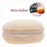 HKM-489235 French Macaron Round Cake Plush Pillow Cushion, 37x37x15cm with PP Cotton Filling