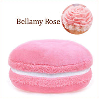 HKM-489235 French Macaron Round Cake Plush Pillow Cushion, 37x37x15cm with PP Cotton Filling