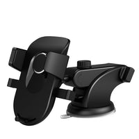 HKM-489235 Universal Suction Cup Mobile Phone Holder for Devices Under 6 Inches - Purple and Black Color Options