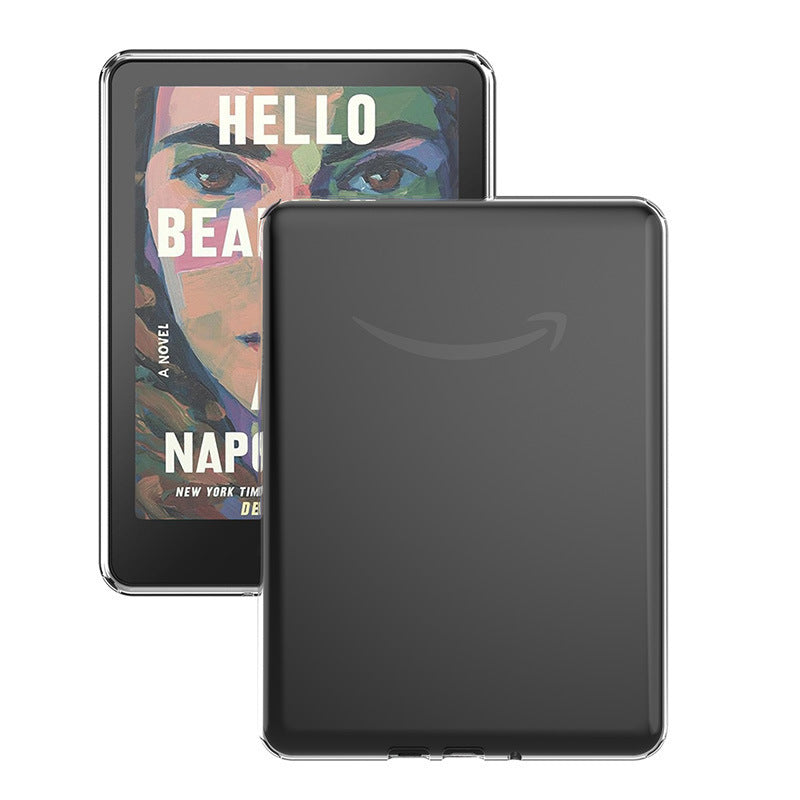 HKM-489363 Transparent Protective Case for Kindle Paperwhite 6/7" and Other Models - Soft TPU Design