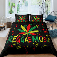 HKM-489491 Digital Plant and Flower Quilt Cover Set in Multiple Sizes and Designs
