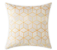 HKM-489555 Colorful Geometric Linen Pillow Cover 45x45cm in Multiple Designs