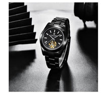 HKM-489683 Men's Waterproof Automatic Mechanical Watch with Stainless Steel Strap - 100m Depth Rating