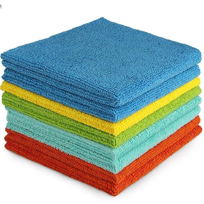 KTX-489747 Versatile Microfiber Kitchen Dishcloths - 5 Pack in Assorted Colors