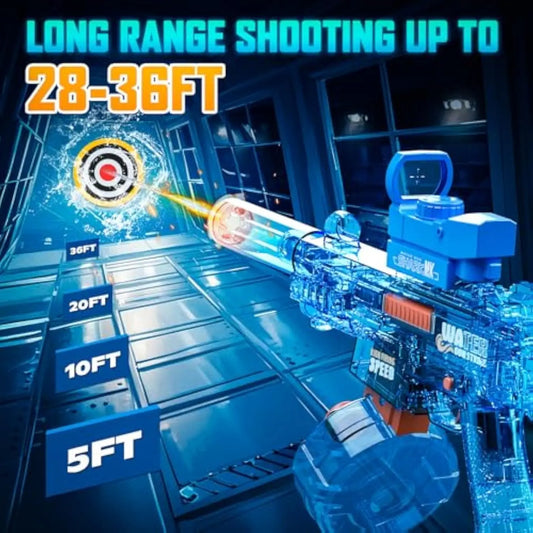 HKM-489811 Electric Water Gun for Kids - High Capacity Squirt Gun with Electric Power, Fun Summer Toy
