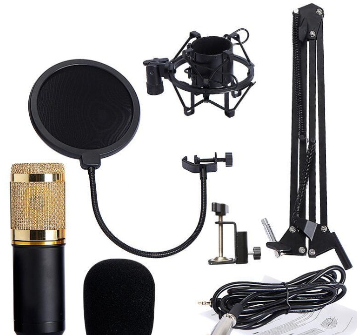 KTX-489875 BM800 Condenser Microphone Set with Cantilever Bracket and Metal Shock Mount