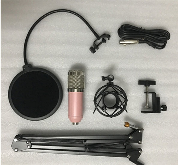 KTX-489875 BM800 Condenser Microphone Set with Cantilever Bracket and Metal Shock Mount